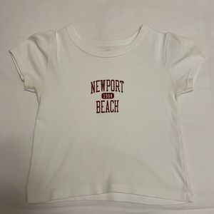 brandy newport baby tee